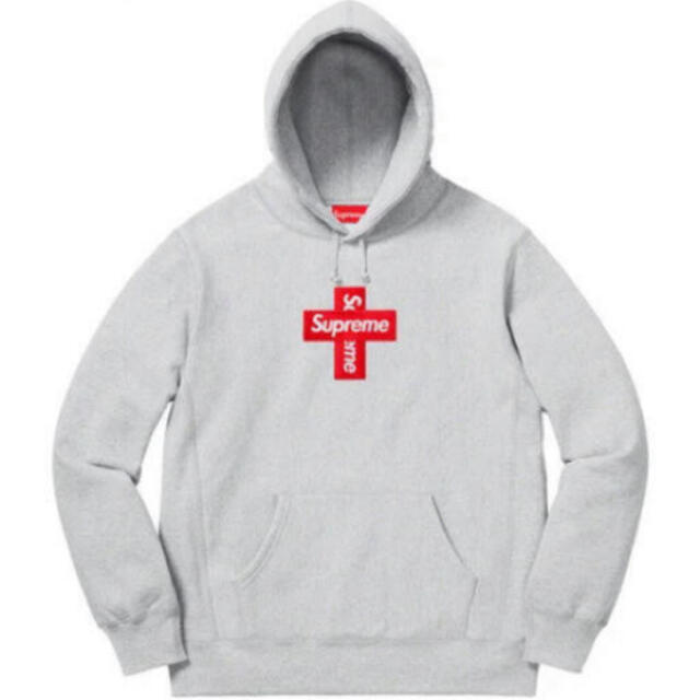 Supreme Cross Box Logo Hooded Sweatshirt