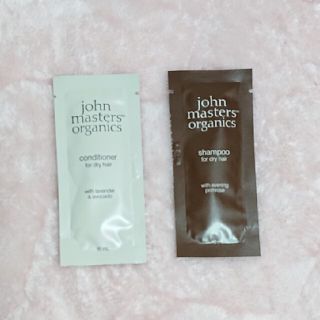 ジョンマスターオーガニック(John Masters Organics)のジョンマスターオーガニック シャンプー コンディショナーセット サンプル(シャンプー/コンディショナーセット)