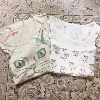 スイマー(SWIMMER)の【2枚セット】swimmer 猫　シャツ(Tシャツ(半袖/袖なし))