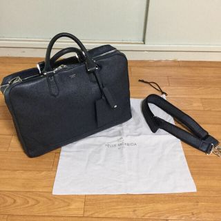 ペッレ モルビダ(PELLE MORBIDA)の（専用）ペッレモルヒダ キャピターノ ビジネスバック（2室）紺色(ビジネスバッグ)