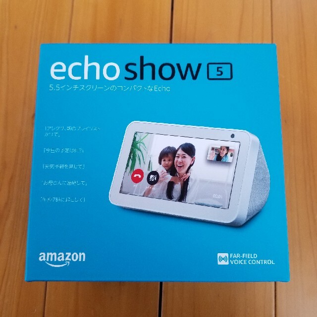 ECHO(エコー)のecho show5　白 スマホ/家電/カメラのオーディオ機器(スピーカー)の商品写真