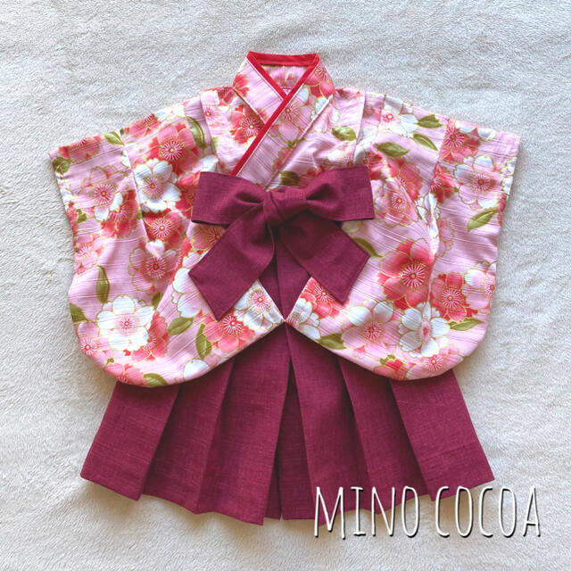 handmade baby HAKAMA 80-90cm