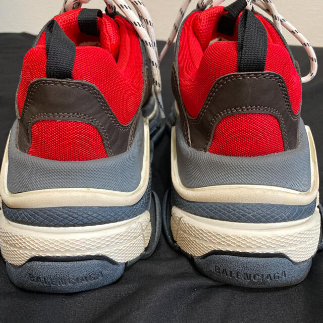 本物:Balenciaga Triple S トリプルS 赤