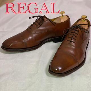 【美品】REGAL リーガル ストレートチップ ビジネスシューズ 革靴