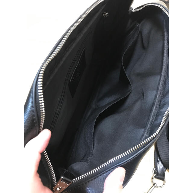 COACH(コーチ)の★超美品★格安★ コーチ　メンズ　ビジネスバック　ブリーフケース　黒　保存袋付 メンズのバッグ(ビジネスバッグ)の商品写真