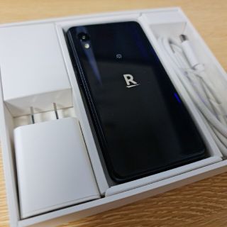 ラクテン(Rakuten)の美品 Rakuten Mini 黒(スマートフォン本体)