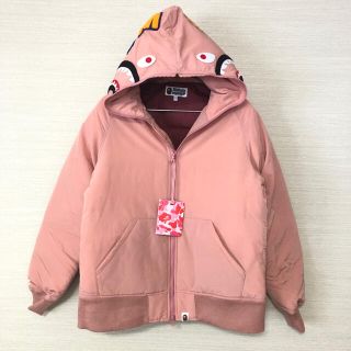 アベイシングエイプ(A BATHING APE)のBAPE ダウンジャケット shark hoodie down(ダウンジャケット)