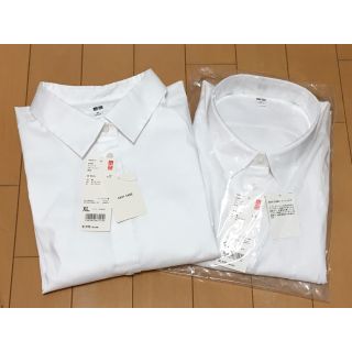 ユニクロ(UNIQLO)のUNIQLO ストレッチブロードシャツ 2枚セット《新品・未使用》(シャツ/ブラウス(長袖/七分))