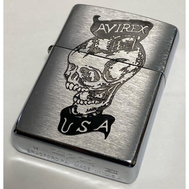 Zippo/ライター/AVIREX/ミリタリー/1996年/ビンテージ/シルバー Zippo/ライター/AVIREX/ミリタリー/1996年/ビンテージ/シルバー