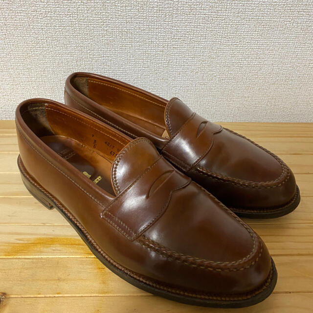 ドレス/ビジネス【美品】ラベロコードバン オールデン ローファー alden