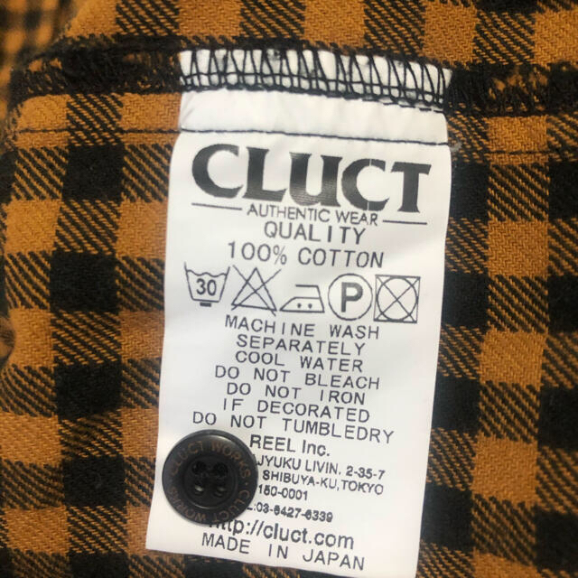 CLUCT(クラクト)の【最終値下げ】CLUCT クラクト ギンガムチェックシャツ メンズのトップス(シャツ)の商品写真