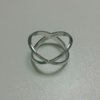 CORE JEWELS コアジュエルス MERCURY RING DIAMOND K18WG ホワイトゴールド ダイヤモンドリング ホワイトゴールド/ブラック 17号