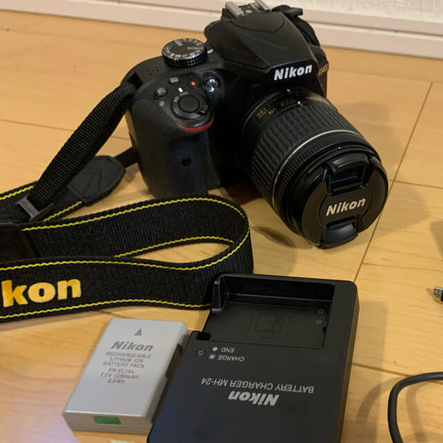 Nikon(ニコン)の【専用】Nikon D3400 レンズキット スマホ/家電/カメラのカメラ(ミラーレス一眼)の商品写真