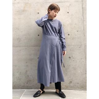 ページボーイ(PAGEBOY)のラップレイヤードワンピース GRL GU UNIQLO ZARA LEPSIM(ロングワンピース/マキシワンピース)