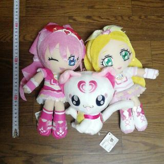 スイートプリキュア　ぬいぐるみ　3点セット(キャラクターグッズ)