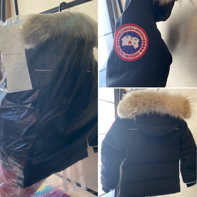 CANADA GOOSE(カナダグース)のCANADAGOOSE カナダグース ダウンジャケット kids XS   キッズ/ベビー/マタニティのキッズ服男の子用(90cm~)(ジャケット/上着)の商品写真