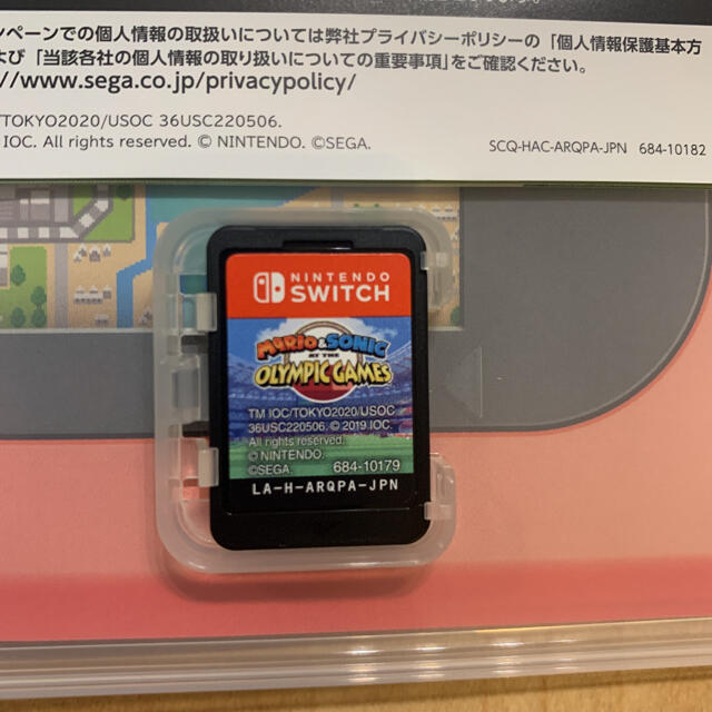 マリオ＆ソニック AT 東京2020オリンピックTM Switch エンタメ/ホビーのゲームソフト/ゲーム機本体(家庭用ゲームソフト)の商品写真