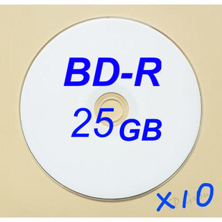 ブルーレイディスク BD-R(25GB) ハードコート仕様【10枚セット】(趣味/実用)