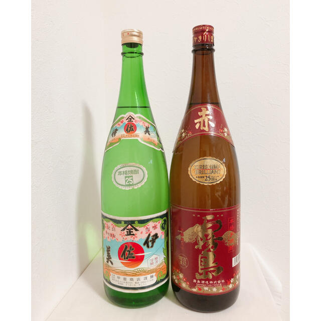 【芋焼酎】伊佐美グリーンボトル　赤霧島　1800ml 2本セット