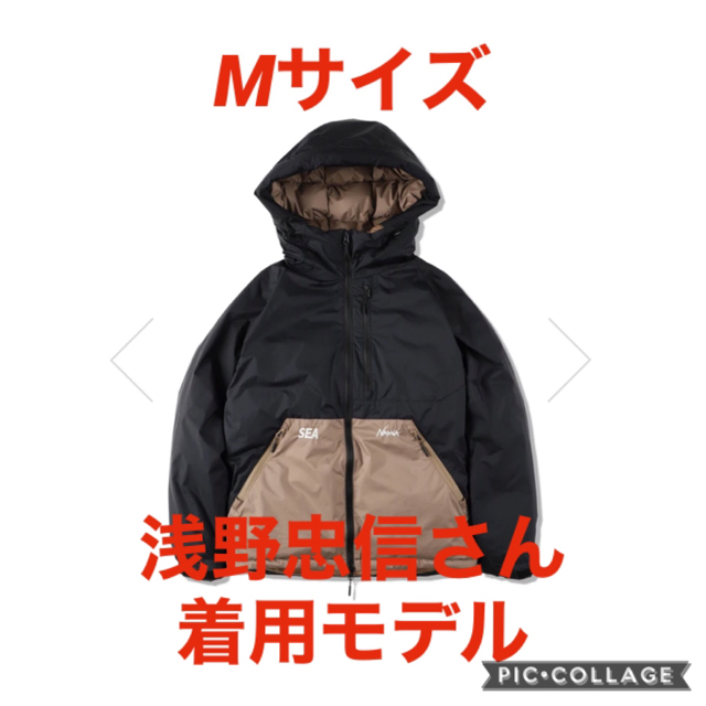 NANGA(ナンガ)のNANGA × WDS AURORA DOWN JACKET﻿ / BLACK メンズのジャケット/アウター(ダウンジャケット)の商品写真