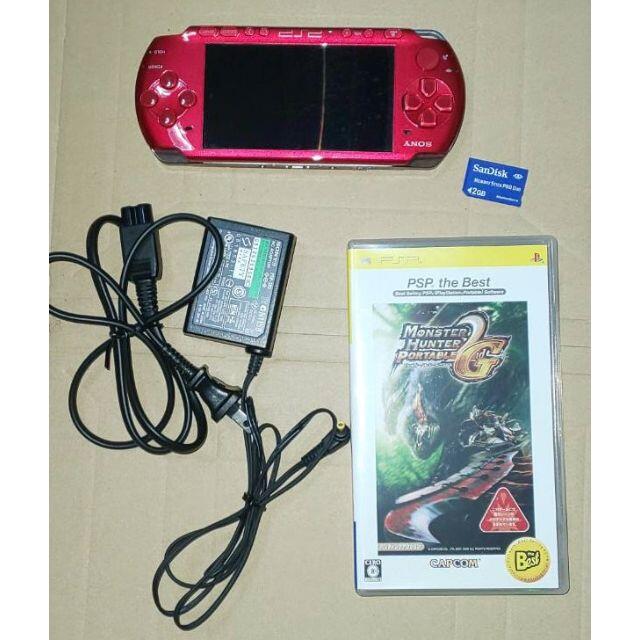 PSP-3000　本体　モンハンソフト付