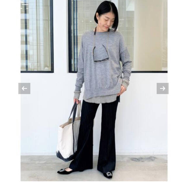 L'Appartement DEUXIEME CLASSE(アパルトモンドゥーズィエムクラス)のL'appartement アパルトモンside slit knit レディースのトップス(ニット/セーター)の商品写真