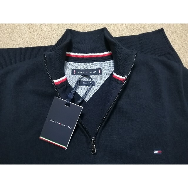 新品　羊毛 トミー ヒルフィガー tommy hilfiger  ニット メンズのトップス(ニット/セーター)の商品写真