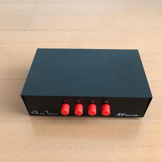 【音響用にも】AVセレクター　4in1out MCO RCS-01/BK(その他)