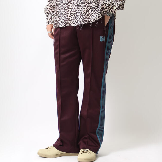 メンズ20ss needles track pants poly smooth xs