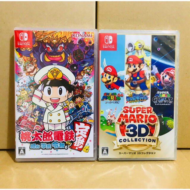 Nintendo Switch - 2台 ○桃太郎電鉄 ○スーパー マリオ 3D switch ... 2台 ●スマッシュブラザーズ ●桃太郎電鉄