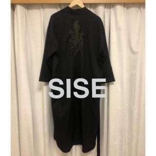 SISE kimonoコート　15ss ブラックメンズ