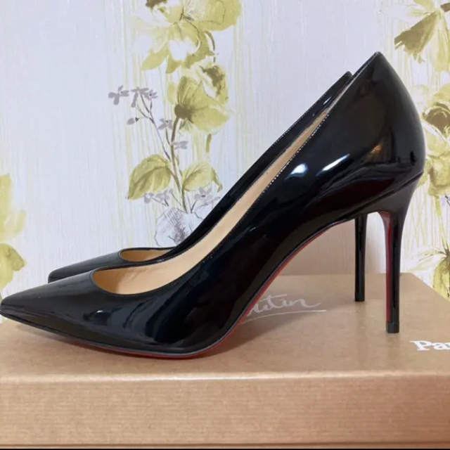 大人気新品 Christian Louboutin - クリスチャンルブタン黒パンプス