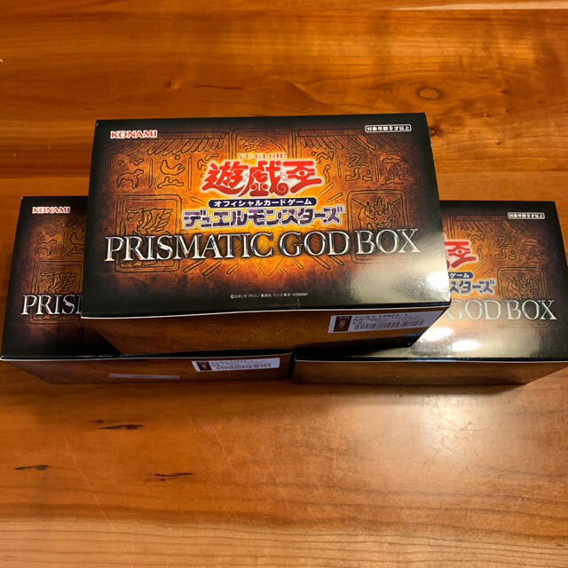 遊戯王 PRISMATIC GOD BOX ゴッドボックス 3箱