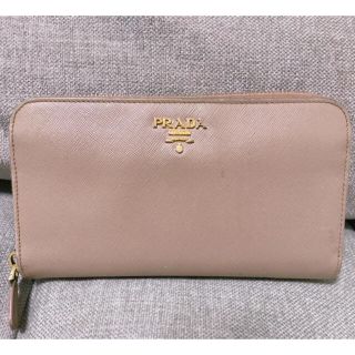 プラダ(PRADA)のPRADA プラダ 財布 ウォレット CAMMEO ベージュ ギャランティ (財布)