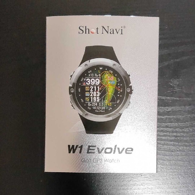 ショットナビ エボルブ W1 Evolve BK SN-EV-B スポーツ/アウトドアのゴルフ(その他)の商品写真