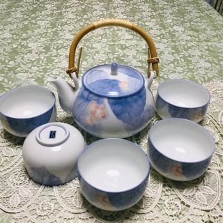 ノリタケ(Noritake)の乃リタケ　高級和食器　急須＆湯呑み5客揃　茶器セット(食器)