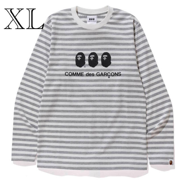 【XL】CDG OSAKA X BAPE L/S TEE エイプ　日本製　限定