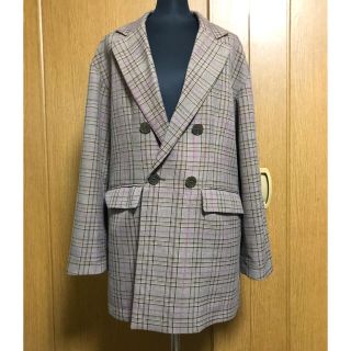 ダブルクローゼット(w closet)のw closet チェック　ジャケット (テーラードジャケット)