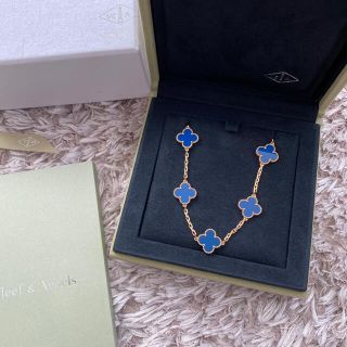 ヴァンクリーフアンドアーペル(Van Cleef & Arpels)の新品未使用 ヴァンクリーフ＆アーペル　アルハンブラ　ブルーアゲート　ブレスレット(ブレスレット/バングル)