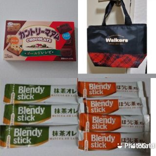 エイージーエフ(AGF)のAGF Blendy stick ほうじ茶オレ 抹茶オレ 保冷バッグ チョコ(コーヒー)