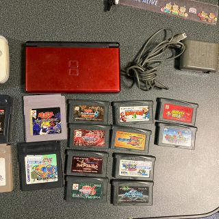 ゲームボーイアドバンス(ゲームボーイアドバンス)のGBA、DS lite + GB、GBAソフト(FE封印の剣、ドンキーコング3)(携帯用ゲーム機本体)