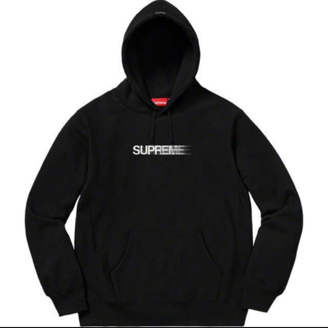 Supreme(シュプリーム)の【新品未使用品】モーションロゴフーディー　 L メンズのトップス(パーカー)の商品写真