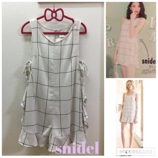 スナイデル(SNIDEL)のsnidel♡﻿フリルロンパース(オールインワン)