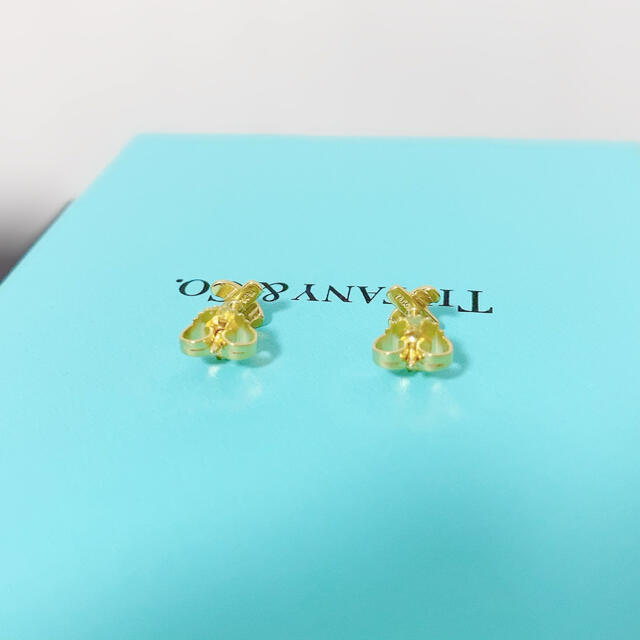 Tiffany & Co.(ティファニー)のK18YG クロスピアス レディースのアクセサリー(ピアス)の商品写真