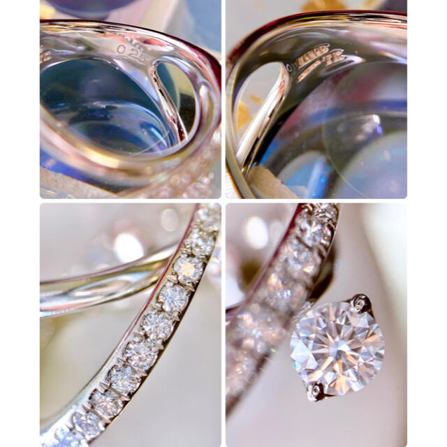 コデラトモコ シューティング スターダイヤモンドリングpt900 D0.25ct レディースのアクセサリー(リング(指輪))の商品写真