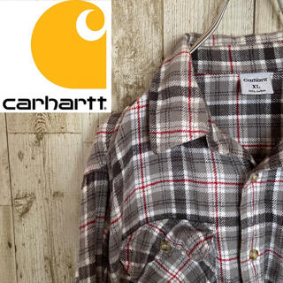 カーハート(carhartt)のカーハート ワンポイントロゴ ビックサイズ チェックネルシャツ(シャツ)