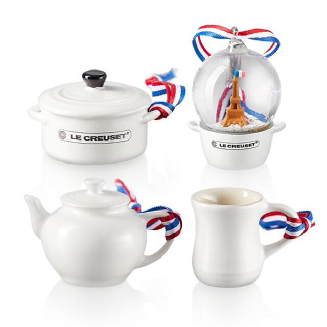 Le Creuset 新品 ルクルーゼ ミニチュア オーナメント コレクション 4個入リ の通販 By Lulum S Shop ルクルーゼ ならラクマ