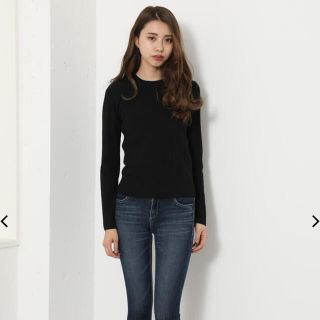 リエンダ(rienda)のrienda Wide Rib Bottle N／C Knit TOP(ニット/セーター)