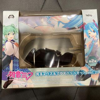 タイトー(TAITO)のけいおん様専用出品初音ミク　光るマウス&マウスパッドセット　デザインA(PC周辺機器)