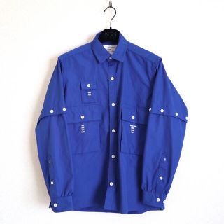 マウンテンリサーチ(MOUNTAIN RESEARCH)の美品！19awマウンテンリサーチxビームスプラス　別注Cargo Shirt M(シャツ)